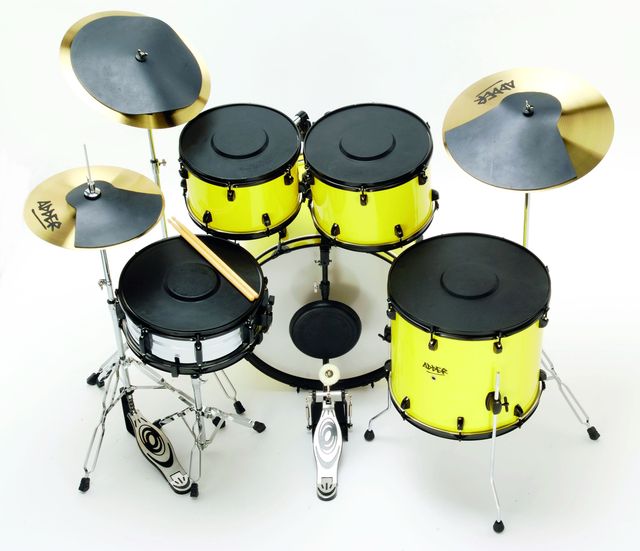 The provided drum silencers will have parents across the country breathing a sigh of relief